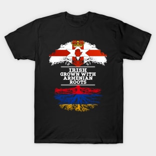 Northern Irish Grown With Armenian Roots - Gift for Armenian With Roots From Armenia T-Shirt